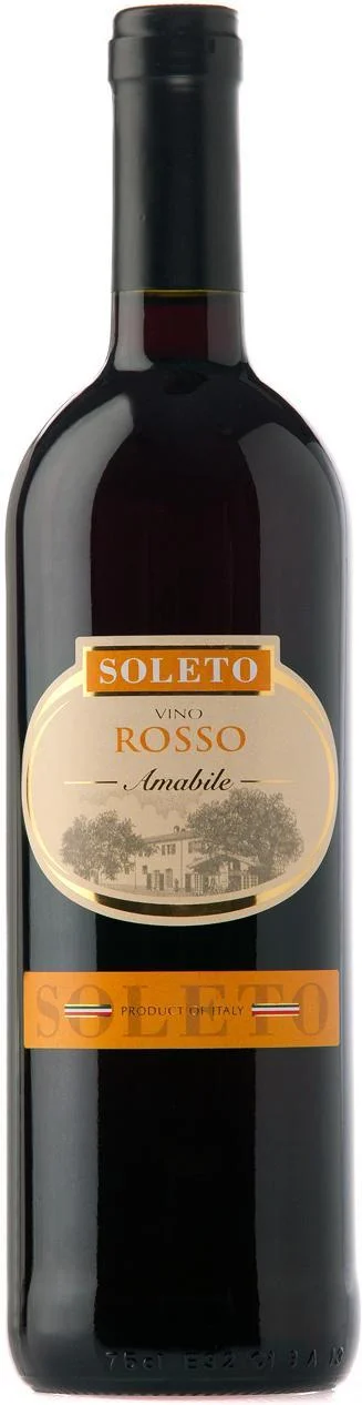 Вино Soleto Rosso Amabile  Солето Россо Амабиле 750 мл