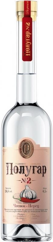Водка "Polugar" №2  Garlic & Pepper 500 мл
