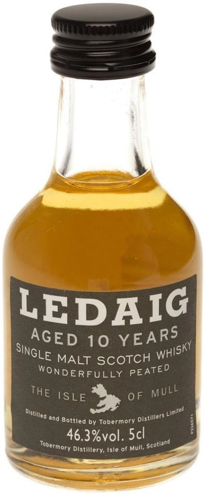 Виски Ledaig Aged 10 Years  Ледчиг 10 лет   50 мл