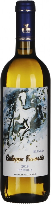 Вино Al Bano Carrisi  Galoppo Favorito Bianco Puglia IGP  2018 750 мл