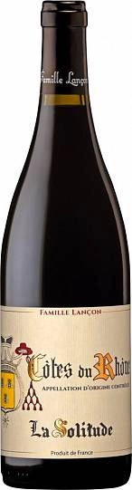 Вино Domaine de la Solitude Côtes du Rhône La Solitude rouge  2019 750 мл