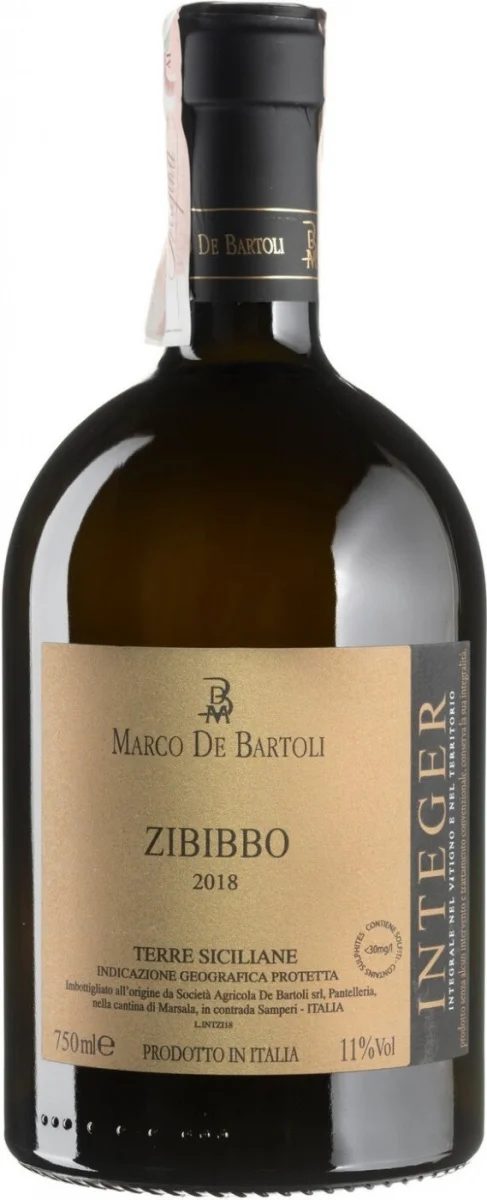 Вино  Marco de Bartoli Integer Bianco Bio Terre Siciliane IGT  2022 750 мл  11 %