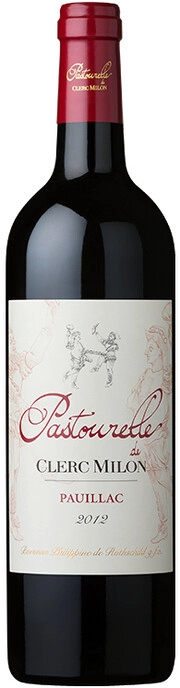 Вино Pastourelle de Clerc Milon  AOC 2012  750 мл   13,5 %