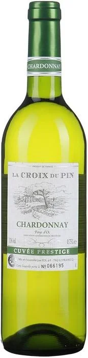 Вино FDL, "La Croix du Pin" Chardonnay, Pays d'Oc IGP, "Ля Круа дю Пэн" Шардоне, 2007