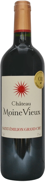 Вино  Chateau Moine Vieux Saint-Emilion Grand Cru  Шато Муан Вье 2014   750 мл