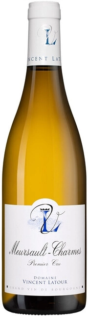 Вино Vincent Latour Meursault-Charmes 1-er Cru AOC Винсент Латур Мерсо-Шарм Премье Крю 2018 750 мл