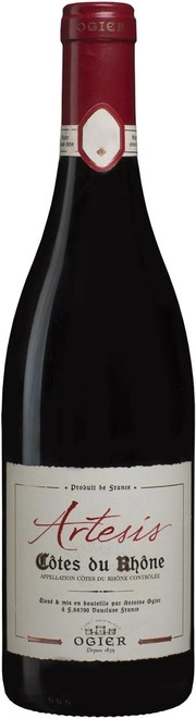 ино Antoine Ogier  Artesis Rouge Cotes du Rhone AOC  Антуан Ожье  Артезис Руж 750 мл
