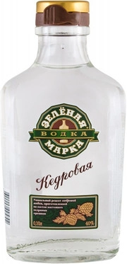 Водка  Зелёная марка кедровая 100 мл