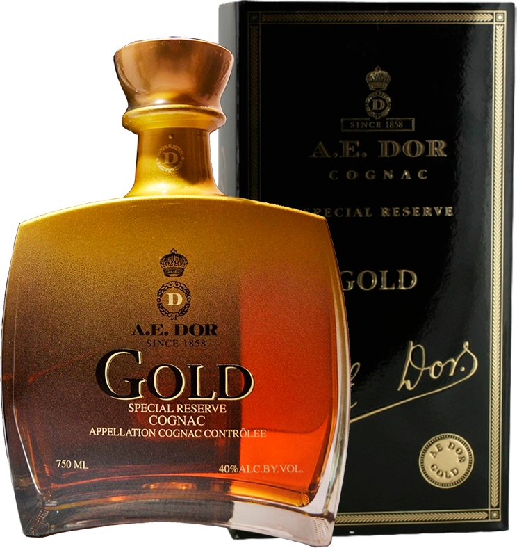 Коньяк  A.E.DOR Gold gift in box  700 мл