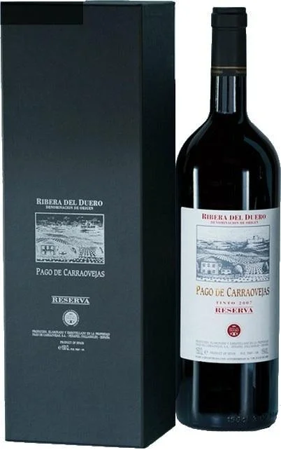 Вино Pago de Carraovejas Reserva Ribera del Duero DO Паго де Карраовьехас Ресерва  в подарочной коробке 2007  1500 мл