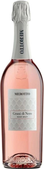 Игристое вино Merotto Grani Rosa di Nero Rose Brut Gran Cuvee gift box  1500 мл