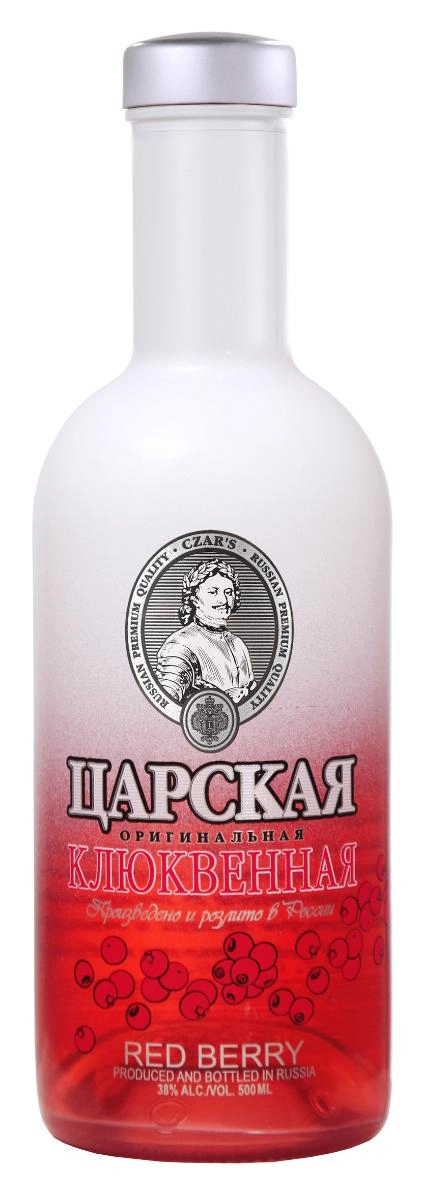 Настойка горькая Царская Оригинальная Клюквенная ( красная)  500 мл