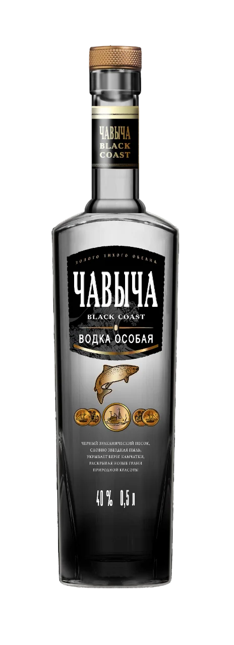 Водка Чавыча Черный Берег  500 мл