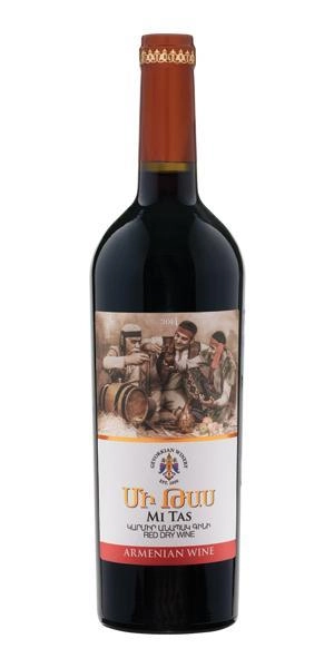 Вино Mi Tas Gevorkian Winery Red dry Ми Тас Геворкян Вайнери красное сухое 750 мл