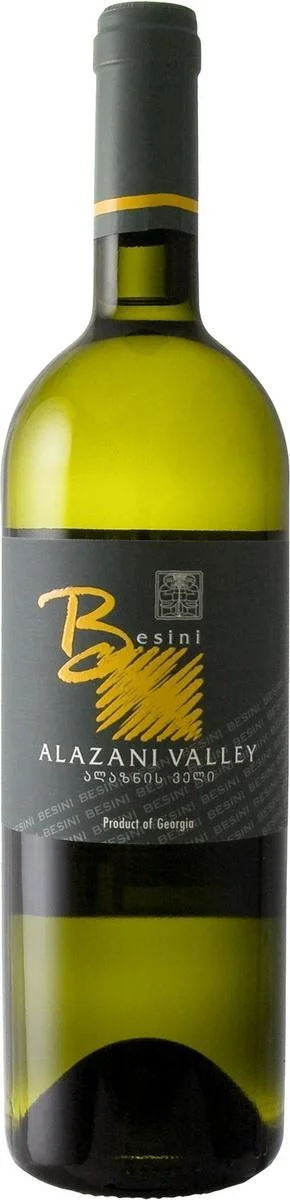 Вино Besini Alazani Valley white Бесини Алазанская долина  2015 750 мл