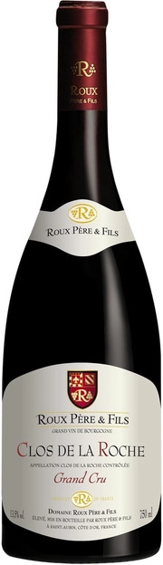 Вино Domaine Roux Pere & Fils  "Clos de la Roche" Grand Cru AOC     2018 750 мл
