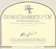 Вино Domaine Rossignol-Trapet  Petite Chapelle Gevrey-Chambertin Premier Cru AOC  2015 750 мл