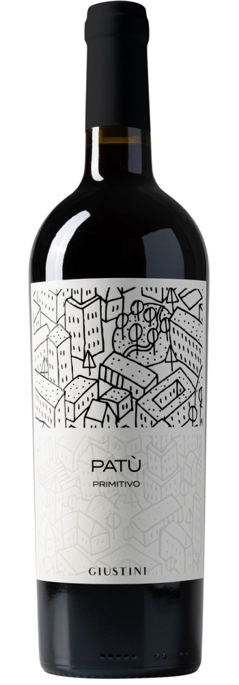 Вино Tenuta Giustini  Patu   Primitivo  750 мл  14,5 %