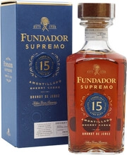 Бренди Fundador Supremo 15 Amontillado  Sherry Casks gift box  700 мл