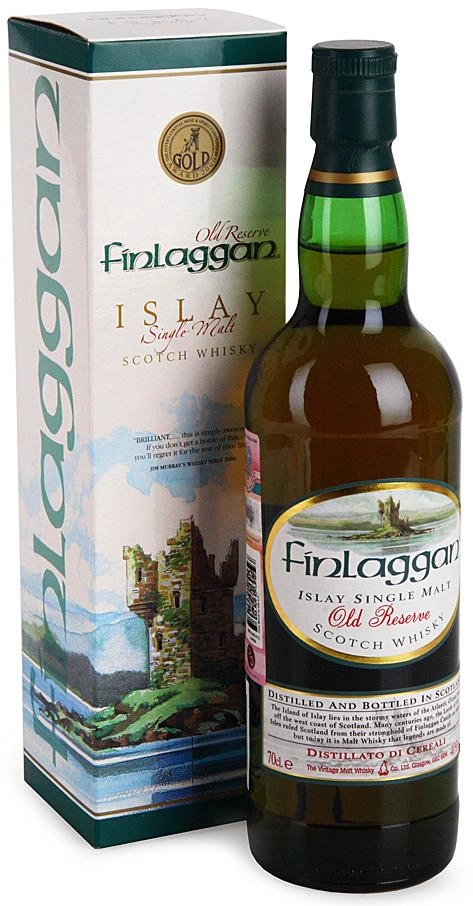 Виски  The Vintage Malt Whisky Co Finlaggan Single Malt Old Reserve gift box  700 мл