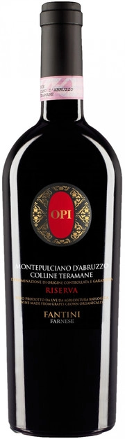 Вино Fantini  "Opi" Montepulciano d'Abruzzo Colline Teramane DOCG Riserva red  2012 750 мл