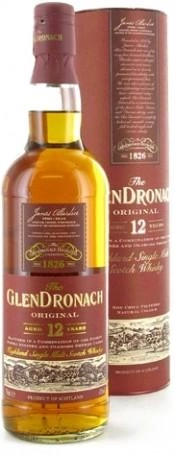 Виски Glendronach Original 12 years old in Tube  700 мл