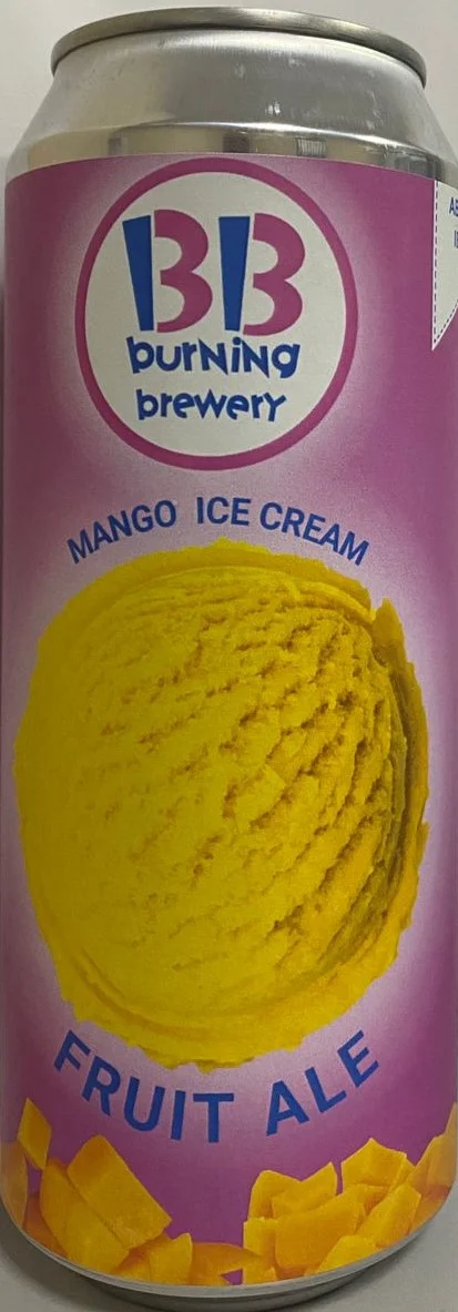 Пиво  Burning Brewery  Mango ice Cream  Бернинг Брейвери  Мороженое Манго    ж/б   500   мл