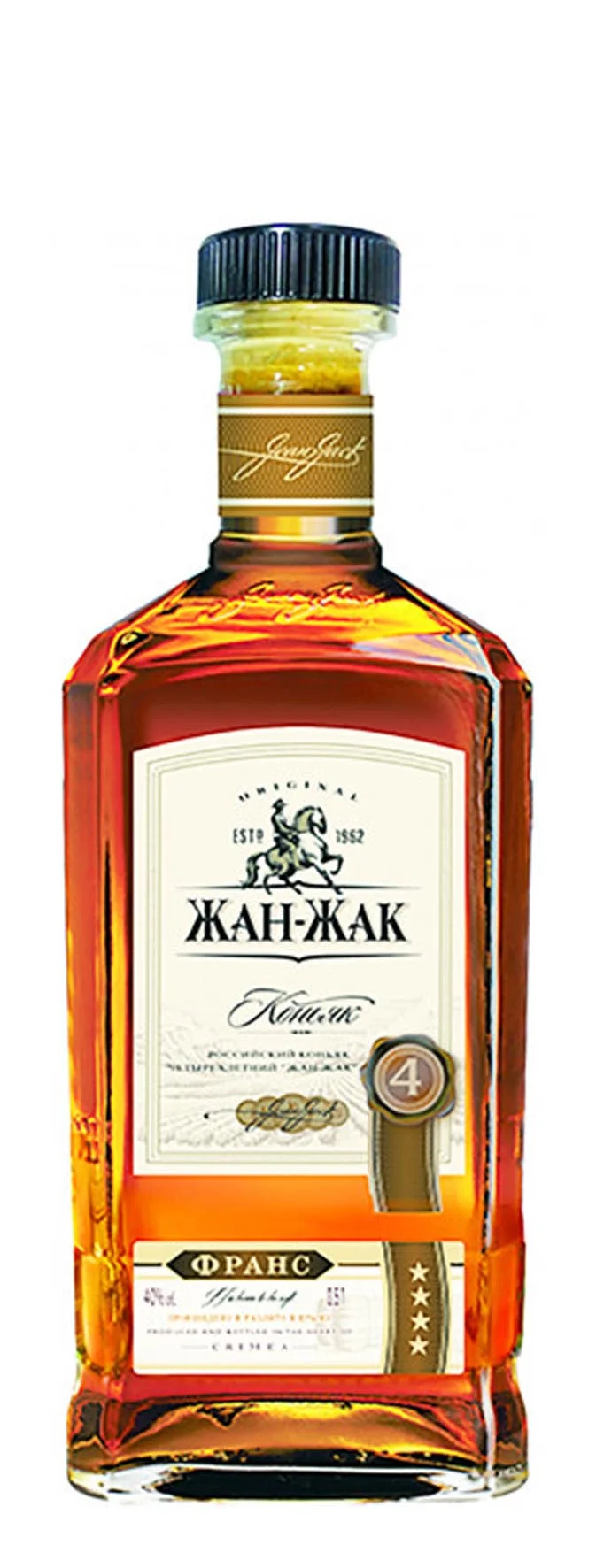 Коньяк  Жан-Жак Франс 4 года  250 мл