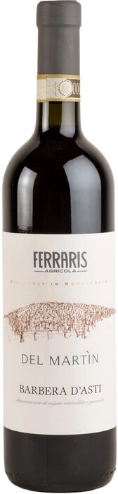 Вино Ferraris  Del Martin Barbera d'Asti DOCG  2021  750 мл  14%