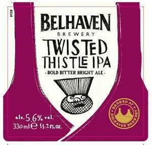 Пиво Belhaven Twisted Thistle IPA in can Белхавн Твистед Сисл Индийский светлый эль в жестянной банке 330 мл
