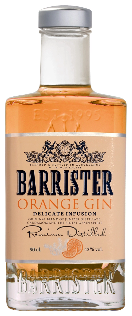 Джин   Кошерный  Barrister Orange   500 мл