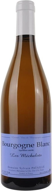 Вино Domaine Sylvain Pataille Bourgogne Blanc Les Mechalots AOC  2019 750 мл