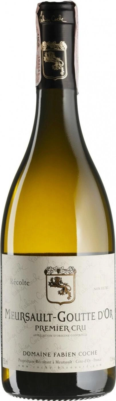 Вино Domaine Fabien Coche Meursault-Goutte d’Or 1er Cru  2022  750 мл
