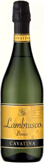 Игристое вино  Cavatina Lambrusco Bianco dell'Emilia IGT   750 мл