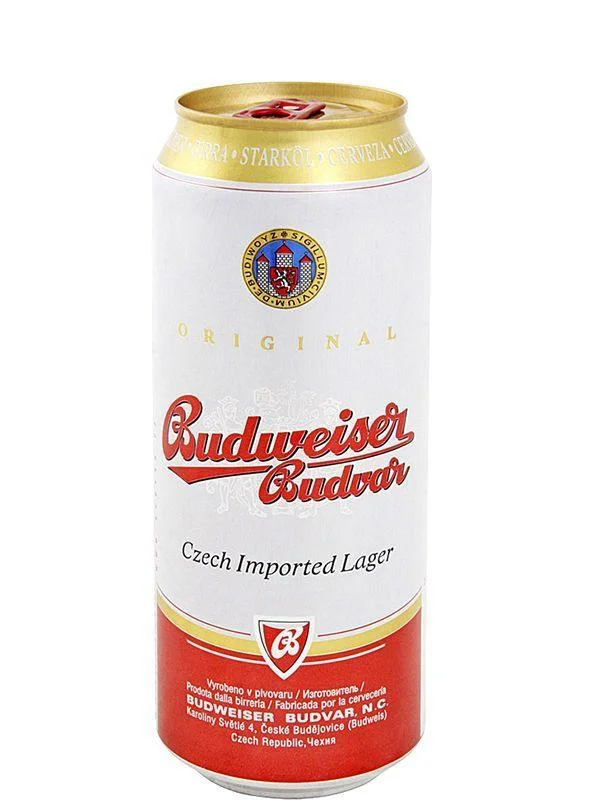 Пиво Budweiser Budvar Будвайзер Будвар свет. ж/б 500 мл