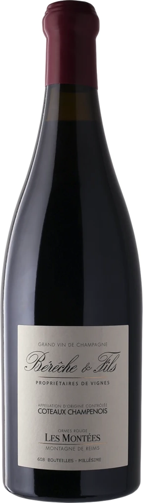 Вино  Bereche & Fils  Ormes Rouge Les Montees, Coteaux Champenoise   Береш & Фис Орм Руж Ле Монтэ, Кото Шампенуа   2019  750 мл