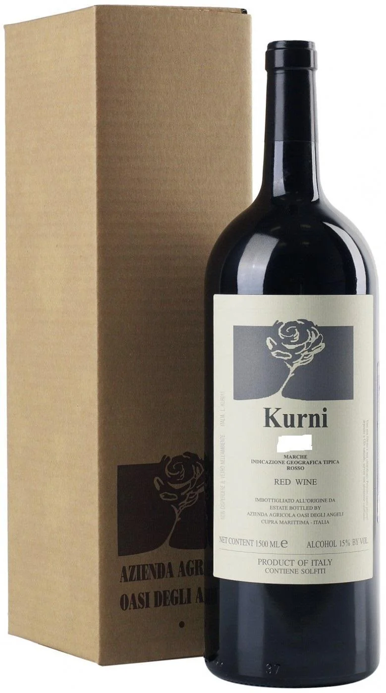 Вино Kurni  Marche Rosso IGT gift in box  Курни в подарочной упаковке  2013 1500 мл
