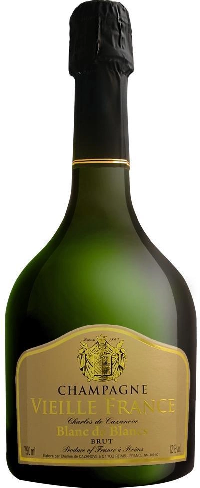 Шампанское  Vielle France  AOC Champagne Blanc de Blancs Brut  750 мл
