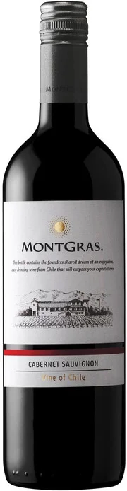 Вино  Montgras   Cabernet Sauvignon МонтГрас  Каберне Совиньон  2014 750 мл