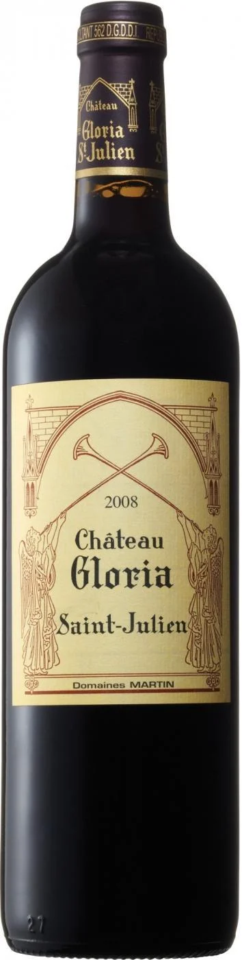 Шато Глория АОС Сен-Жюльен, Шато Глория, сух красное, 2009, 13.5%, 0.75л.