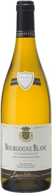 Вино Lamblin & Fils   Bourgogne Blanc  Chardonnay  Ламблен & Фис   Бургонь Блан Шардоне  2019 750 мл