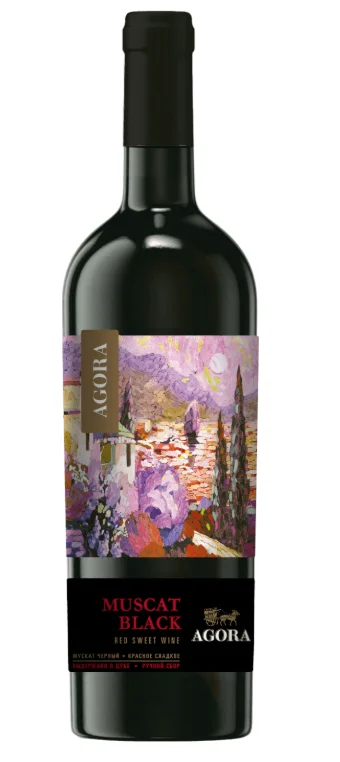 Вино Агора Мускат Черный 750 мл