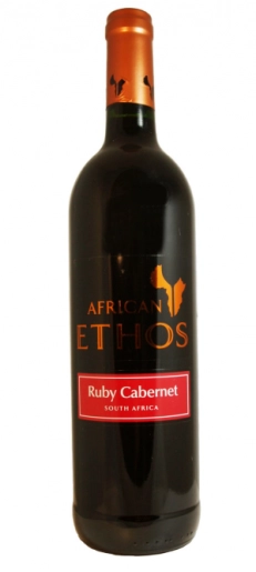 Вино Cape Diamond Wines WO Western Cape African Ethos Ruby Cabernet  2017 750 мл