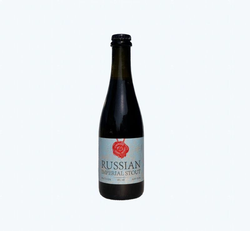 Пиво Konix Russian Imperial Stout Barrel Otmorozok /Коникс "Русский Имперский Стаут Баррель Отморозок" 375 мл