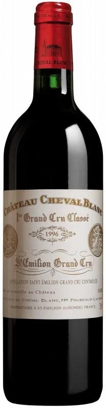 Вино Chateau Cheval Blanc St-Emilion AOC 1-er Grand Cru Classe 1996 Шато Шеваль Блан Сент-Эмилион Премьер Гран Крю 1996 750 мл