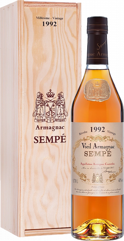 Арманьяк  Sempe Vieil Armagnac  1944 500 мл