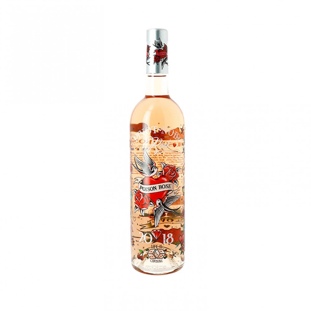 Вино Vignobles Vellas Poison Rose Pinot Noir  Пуазон Роз Пино Нуар  2020 1500 мл