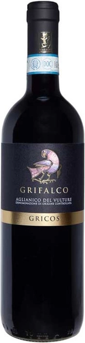 Вино Grifalco  "Gricos" Aglianico del Vulture DOC   2016 750 мл
