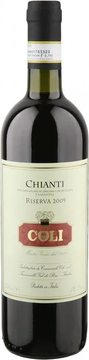 Вино Coli, Сhianti Classico Riserva DOCG, Коли, Кьянти Классико Ризерва, 2009