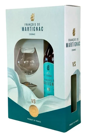 Коньяк Francois de Martignac VS  в п/у  с бокалом 700 мл